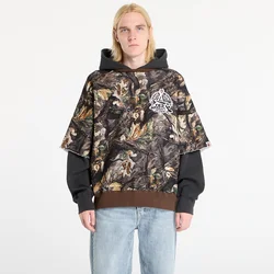Mikina A BATHING APE Tree Edge Camo Layered Pullover Hoodie UNISEX Brown M
