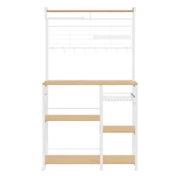 Songmics Kuhinjska polica 42x90x167.3 cm rjava