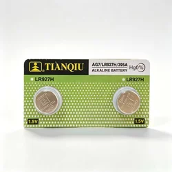 TIANQIU Alkalna Dugmasta Baterija AG7 LR927H 395A - 2 Kom