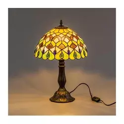 Brilagi - Tiffany vitražna stona lampa MARGARET 1xE27/40W/230V