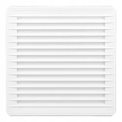 Ventilaciona rešetka AKUSzS 170x170 fi 100 pvc bela airRoxy