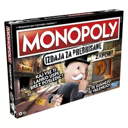 Hasbro games Družabna igra Monopoly Izdaja za prebrisane