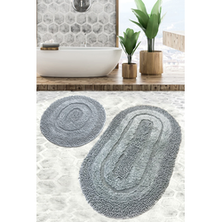 Lessentiel Maison Set 2 prostirke za kupatilo Sivi