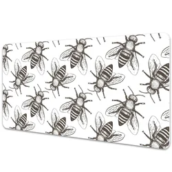 Decormat Podloga za pisalno mizo Bees pattern 90x45 cm
