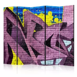 artgeist Paravan Street Art I, 5-Delni, Dvostranski