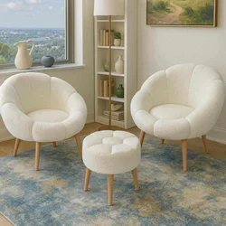 ATELIER DEL SOFA Fotelje i tabure Lida Wellsoft White