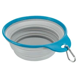 Trixie Potovalna posoda silikon trd rob 1,0 l/fi-18 cm