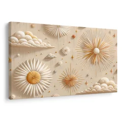 Slika zvezdnato nebo in sonce - 40x30
