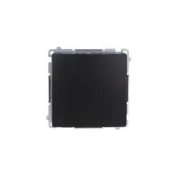 shumee Simon Basic enopolno stikalo (modul) 16AX, 250V, vijačni priključki črne barve BMW1A.01/49