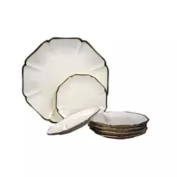 Sigma Porcelanski set za kolače WD9443, 7 komada, Bež