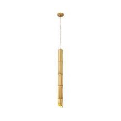 Luster na sajli BAMBOO 1xGU10/50W/230V bambus