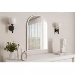 Hanah Home Ogledalo Brilya, Belo