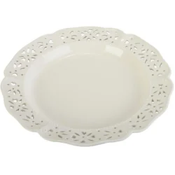 shumee Eleganten keramični jedilni krožnik 30,5 cm, bel