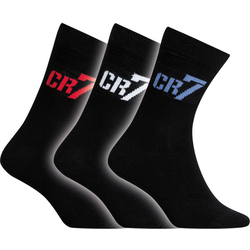 Cr7 BOYS SOCKS 3-PACK, nogavice o., črna 8470-80