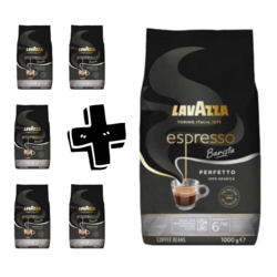 5kg paket + 1kg Lavazza Espresso Barista Perfetto zrna kave