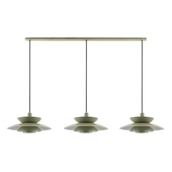 Rea Light Artemis L -3 HN8452L-3-452 Visilica, E27, 3x60W, O38cm, Svetlozelena