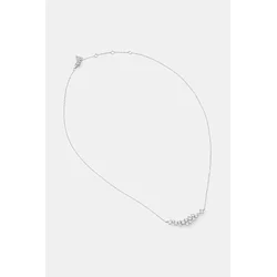 Guess Srebrna ogrlica s cirkoni Jardin JSBN04465JWRHT/U