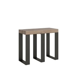 Ityhome Ityhome 90 x 77 konzolna miza rjava, (20847545)