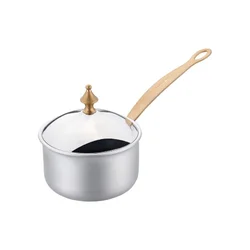 Saucepan, with lid, aluminum, 9cm/0.35L, Hanedan - Korkmaz