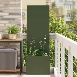 Privatnost u vrtu Rezbarija Maslinovo zelena 50 x 150 cm