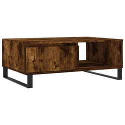 Stolić za kavu boja hrasta 90 x 60 x 35 cm konstruirano drvo