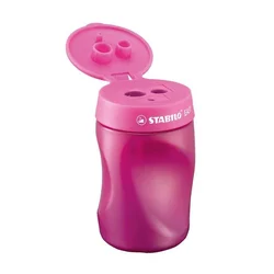 Stabilo EASYsharpener Levoročno ostilišče za svinčnike roza barve