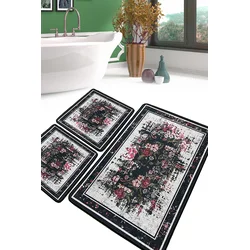 Hanah home Set 3 prostirke za kupatilo Šareni