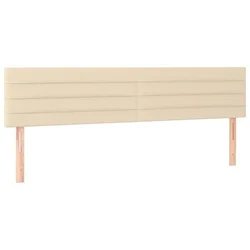 Uzglavlja krem 180x5x78/88 cm od tkanine