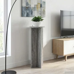 Stalak za biljke 2 pcs Siva sonoma O40 x 100 cm