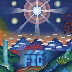 Magic Fig - Magic Fig (Blue Marbled Coloured) (LP)