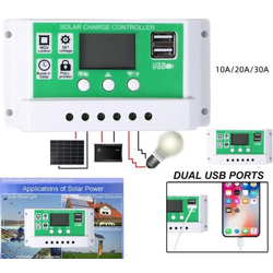 Gembird PV Regulator punjenja za solarne panele SOL-CONTROL30AG, 12V/24V