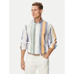 Tommy Hilfiger Srajca Heritage Oxford MW0MW43354 Bela Regular Fit
