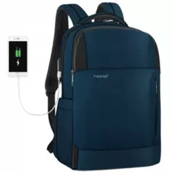 TIGERNU Ranac za laptop T-B3906 Sa integrisanim USB priključkom, do 15.6, Plava