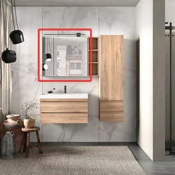 Ormarić sa ogledalom NAOMI TON 70 NW (natural wood) 546750