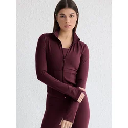 Trendyol Milla Ženska jakna za trening Thmaw25Sk00001, Bordo