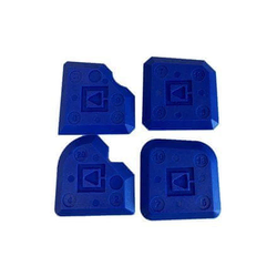 Kubala Lopatica Silicone rubber spatula, blue, pack of 4