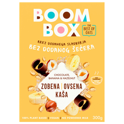 Boom Box Zobena kaša s bananom, čokoladom i lješnjacima 300 g