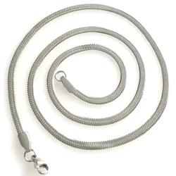 Ogrlica Glossy - Srebrna/50cm/5mm KP34678