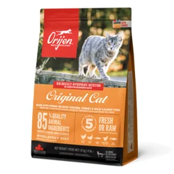 Orijen Suva hrana za mačke Original, Više vrsta mesa, 340g