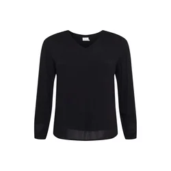 KAFFE CURVE Bluza Ami, črna