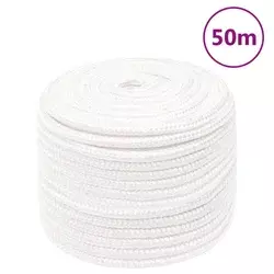 Brodski konop svjetlobijeli 12 mm 50 m od polipropilena