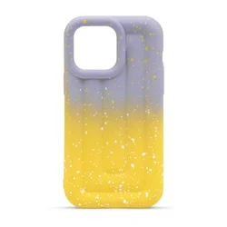 Futrola Ombre Protect za Iphone 14 Pro Max DZ1/3, Ljubičasto-žuta
