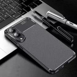 Maska Carbon Defender za Samsung S25 Edge crna