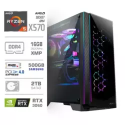 MEGA računalnik 7000 (Ryzen 5 3.7GHz, 16GB, 2500GB, GeForce RTX 3060 12GB, FreeDOS)