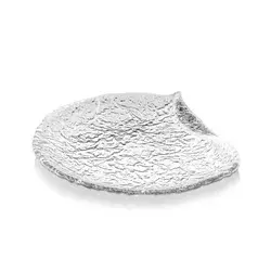 IVV Servirni krožnik s privihanim robom Sand 22cm/steklo