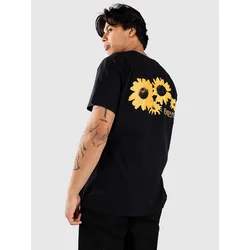 Empyre Grunge Flowers moška majica black