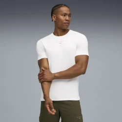 Mens Puma x HYROX CLOUDSPUN Thermo Adapt T-Shirt, White, Size S, Clothing