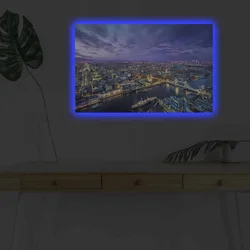 Zidna slika sa LED osvetljenjem 4570DHDACT-130, 45x70 cm