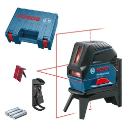Bosch Laser za ukrštene linije GCL 2-50, Punjač VARTA, 2×1.2 V HR6 (AA) punjive baterije, L-Boxx 136, 0601066F02