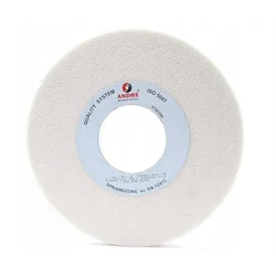 shumee Andre ploščati brusilni disk 250 mm x 25 mm x 76 mm 99AY46K7VE01-35 bel TIP 1
